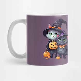 Kawaii  black cats Mug